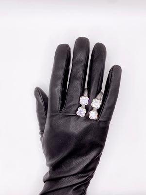 VINE 4STONE RING STAINLESS STEEL
