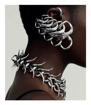 NAIL CHAIN NECKLACE  - STAINLESS STEEL