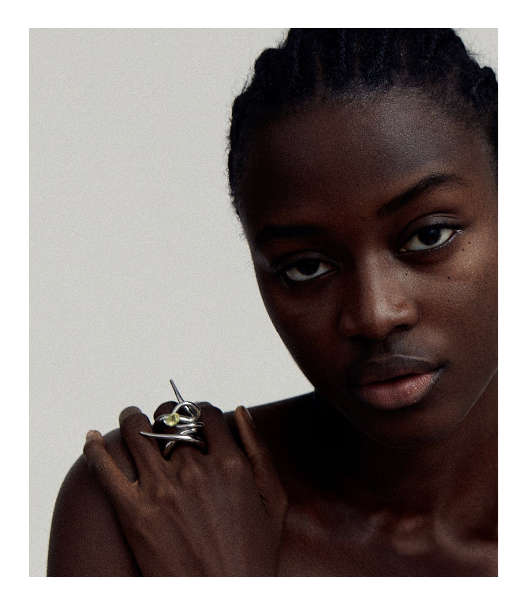 NAIL RING - STERLING SILVER