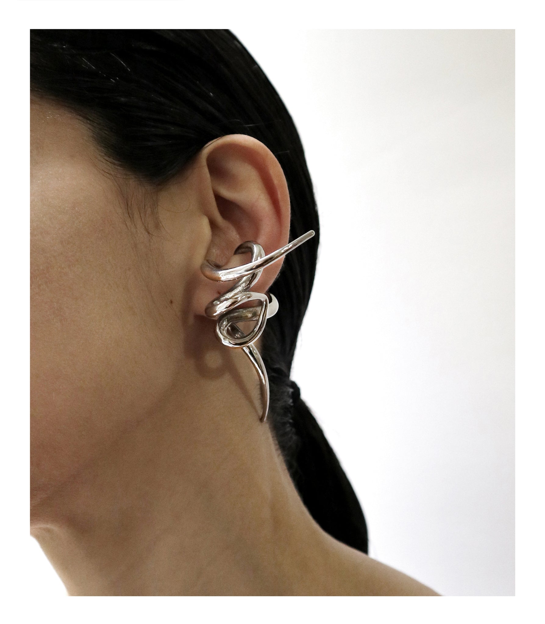 NAIL EARCUFF - STAINLESS STEEL