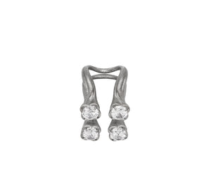 VINE 4STONE RING STAINLESS STEEL