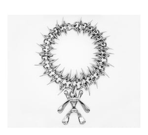 CONEJO SPIKY NECKLACE STAINLESS STEEL